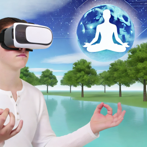 VR meditation for anxiety